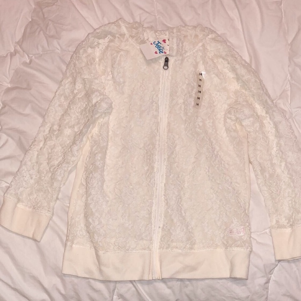 justice lacey sweatshirt size 14 never worn